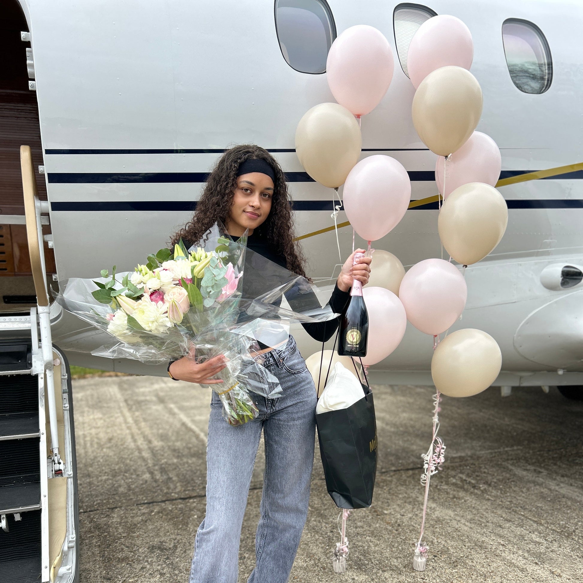 Private Jet Birthday Photo Shoot Experience