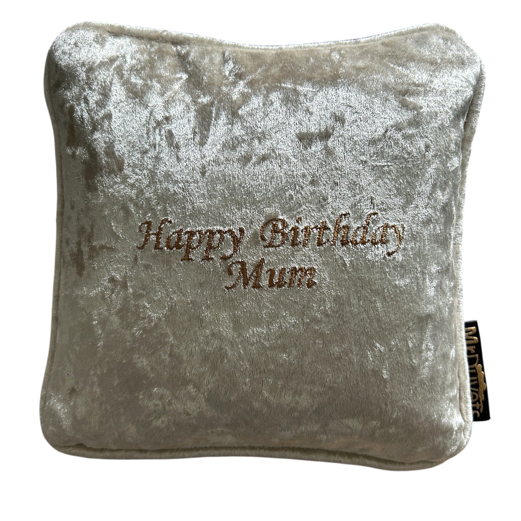 Happy Birthday Mum Luxury Velvet  Mini Cushion Gift Set Box cushion