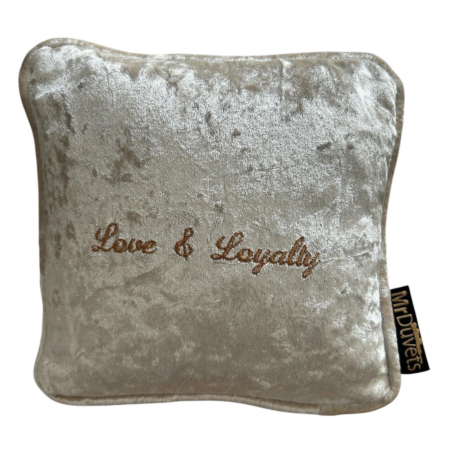 Love & Loyalty Luxury Velvet  Mini Cushion Gift Set Box mini cushion