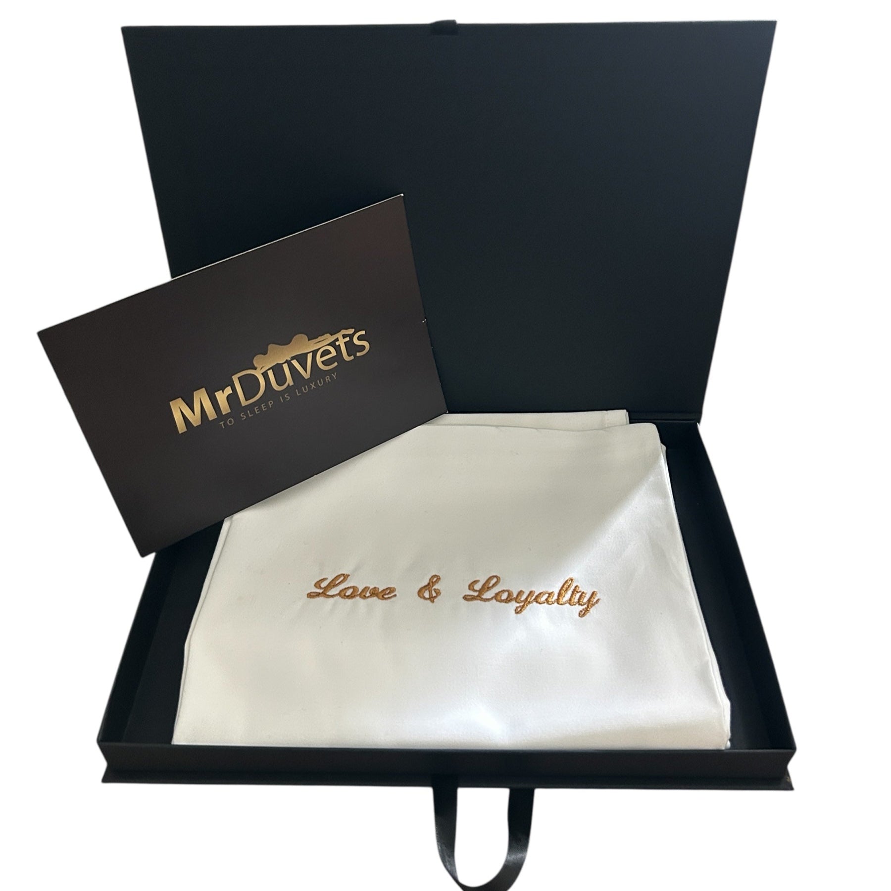 Love & Loyalty Luxury Velvet  Mini Cushion Gift Set Box pillowcase