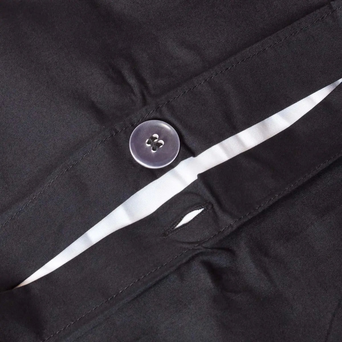 black duvet cover set