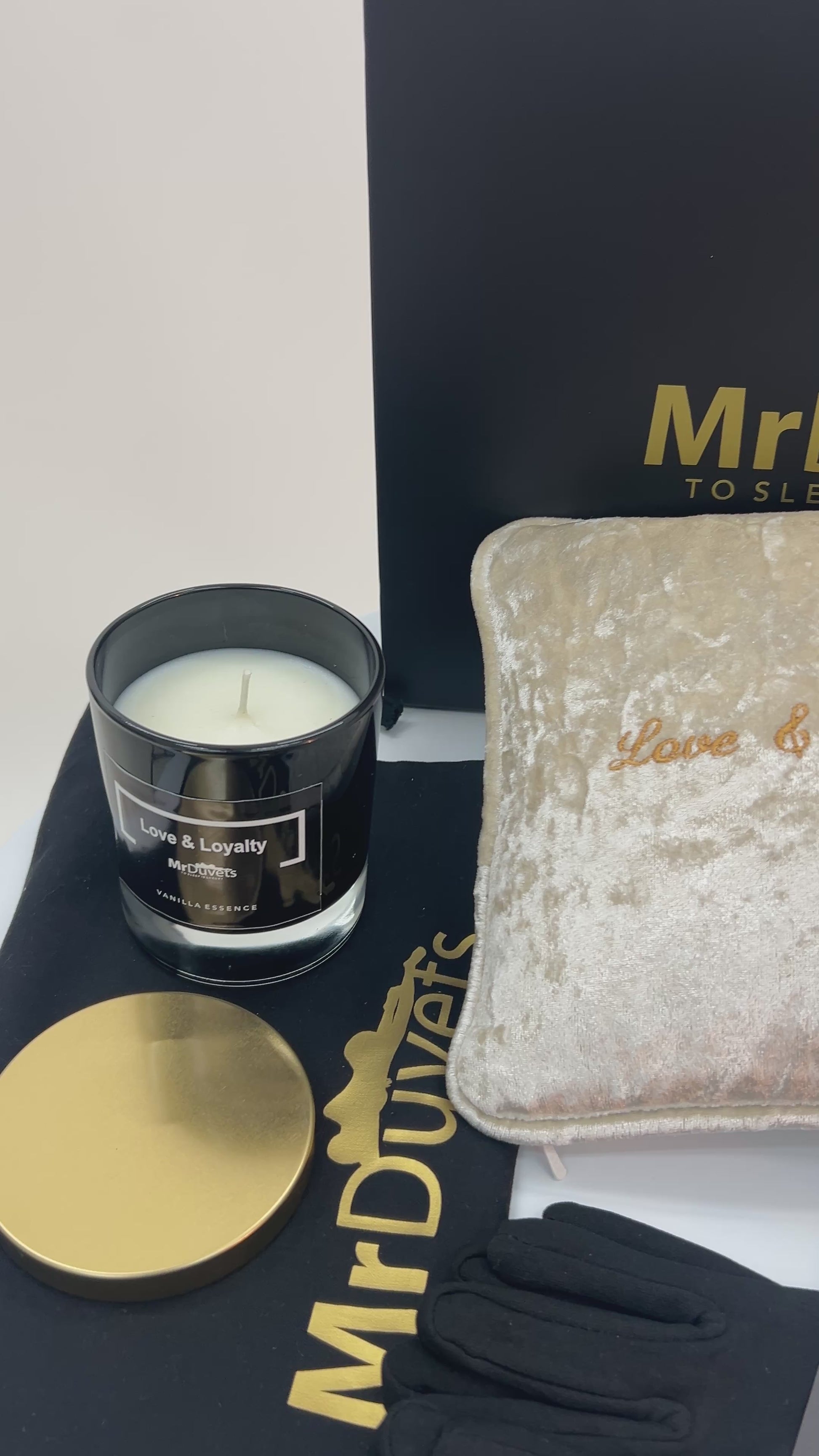 Love & Loyalty Luxury Velvet Mini Cushion Gift Box