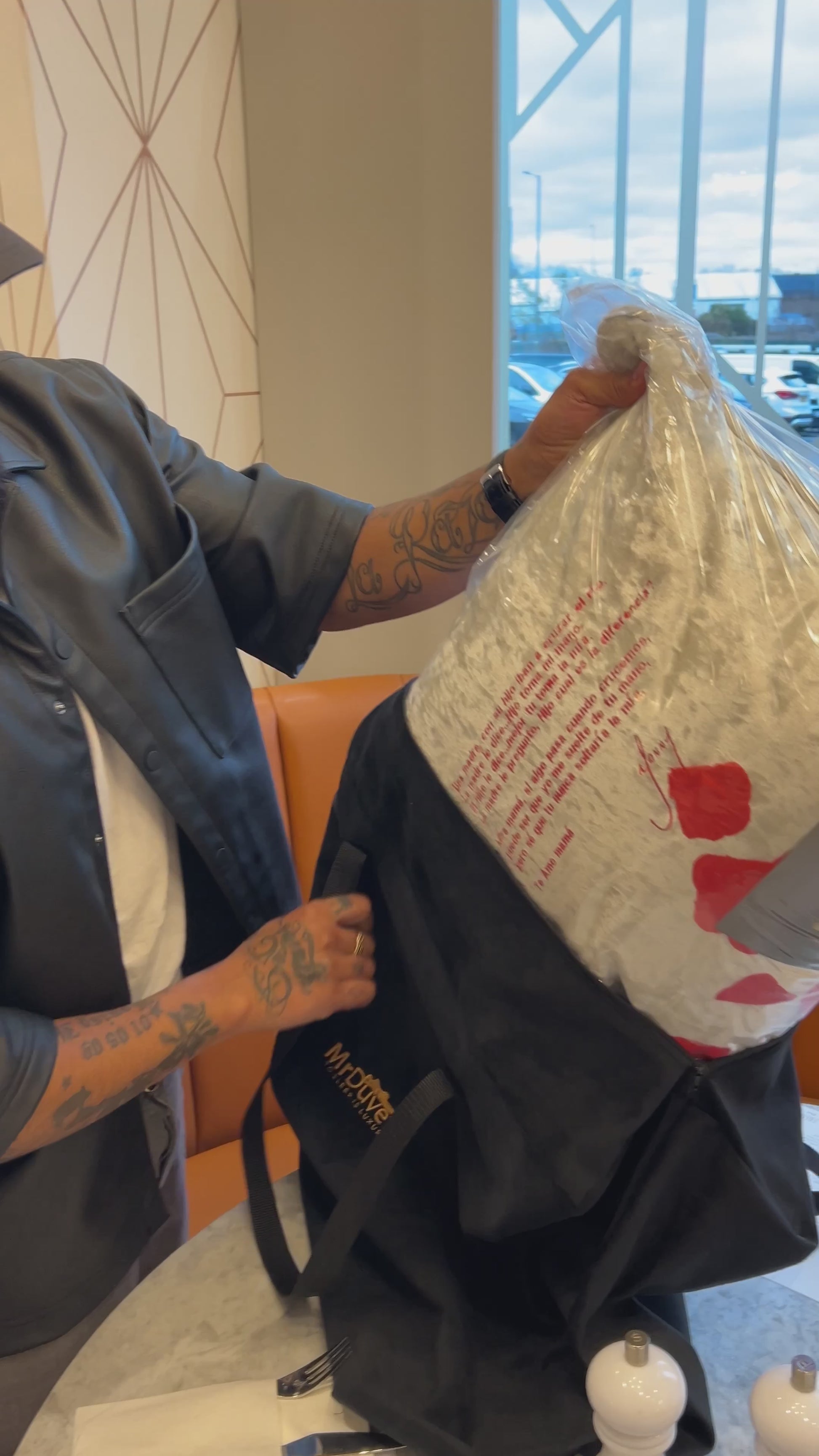 Bespoke Message Cream Cushion With Signature