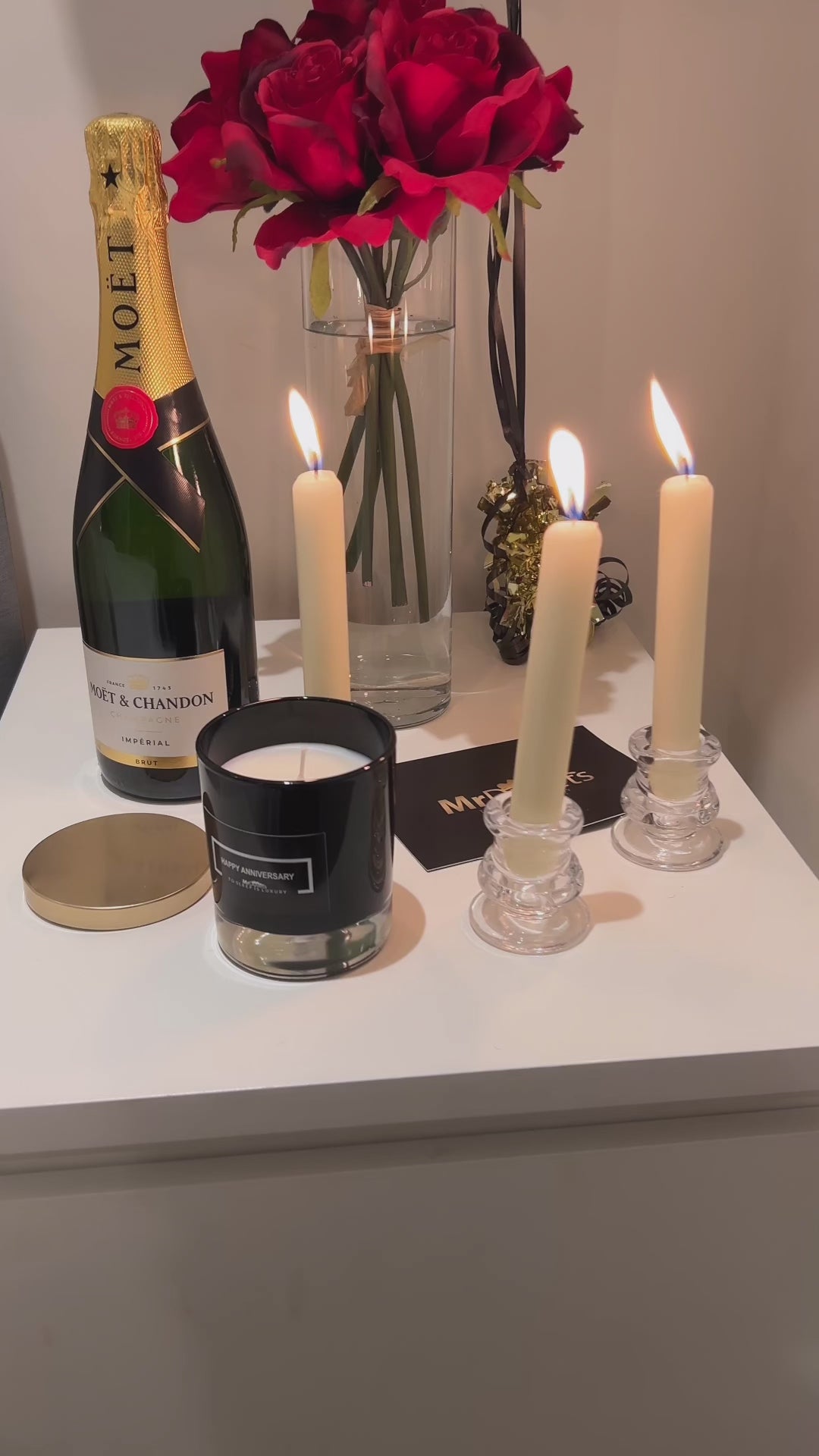 Happy Anniversary Vanilla Candle