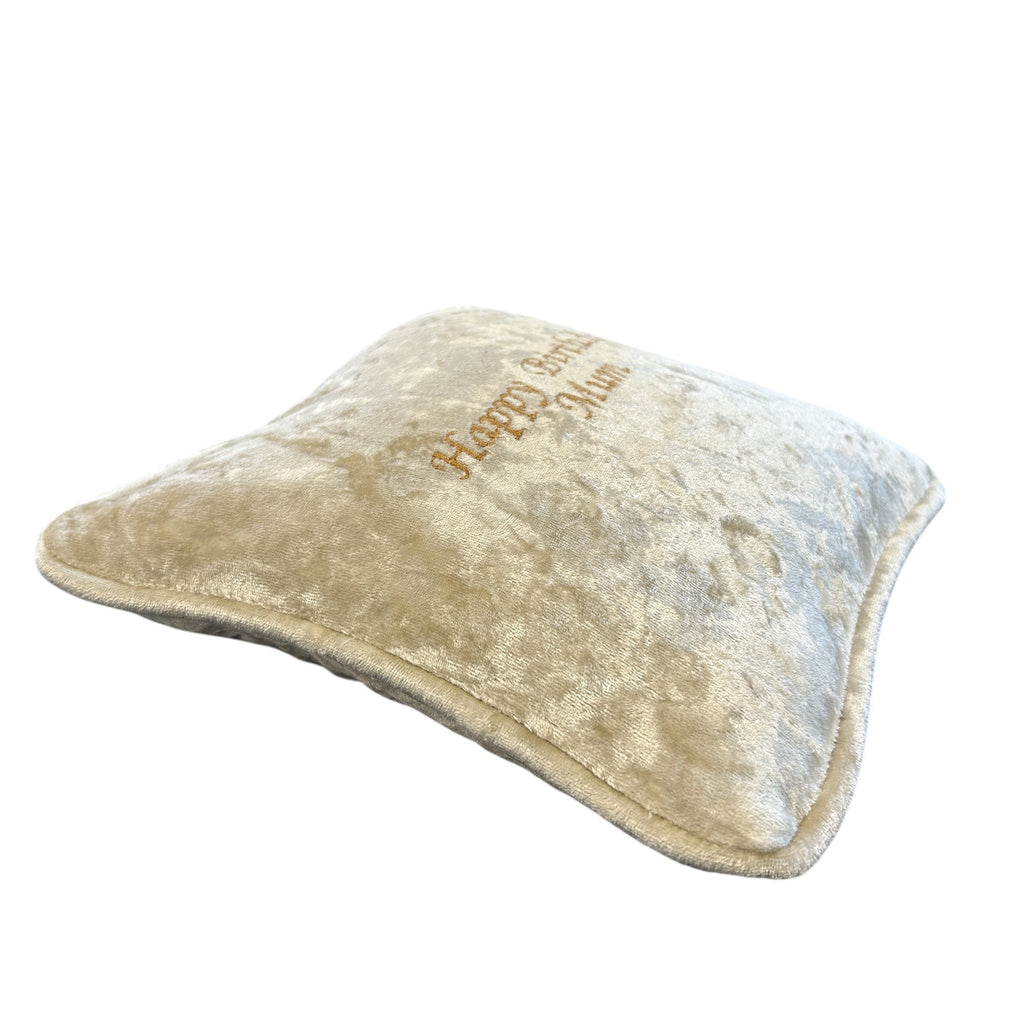 Happy Birthday Mum Mini Velvet Cushion image 