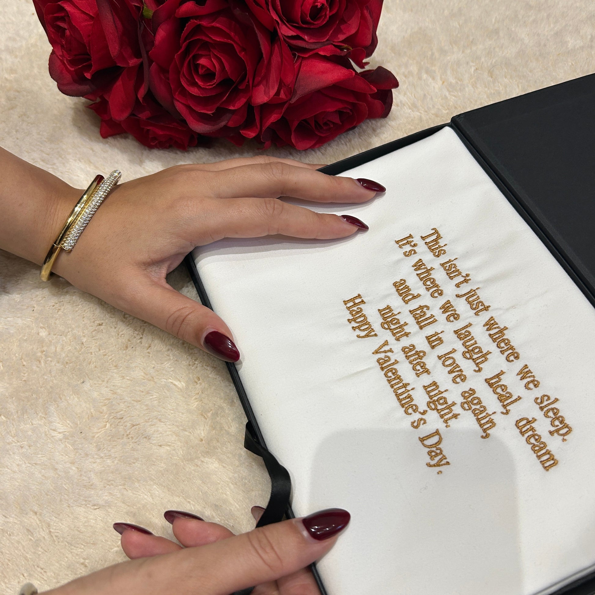 Happy Valentines Day Message Luxury Duvet Gift Box