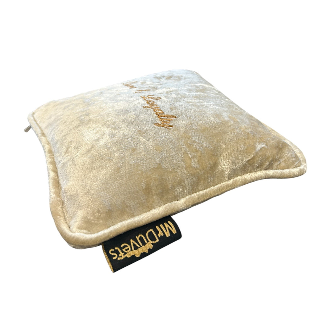 Love & Loyalty Mini Velvet Cushion side image 