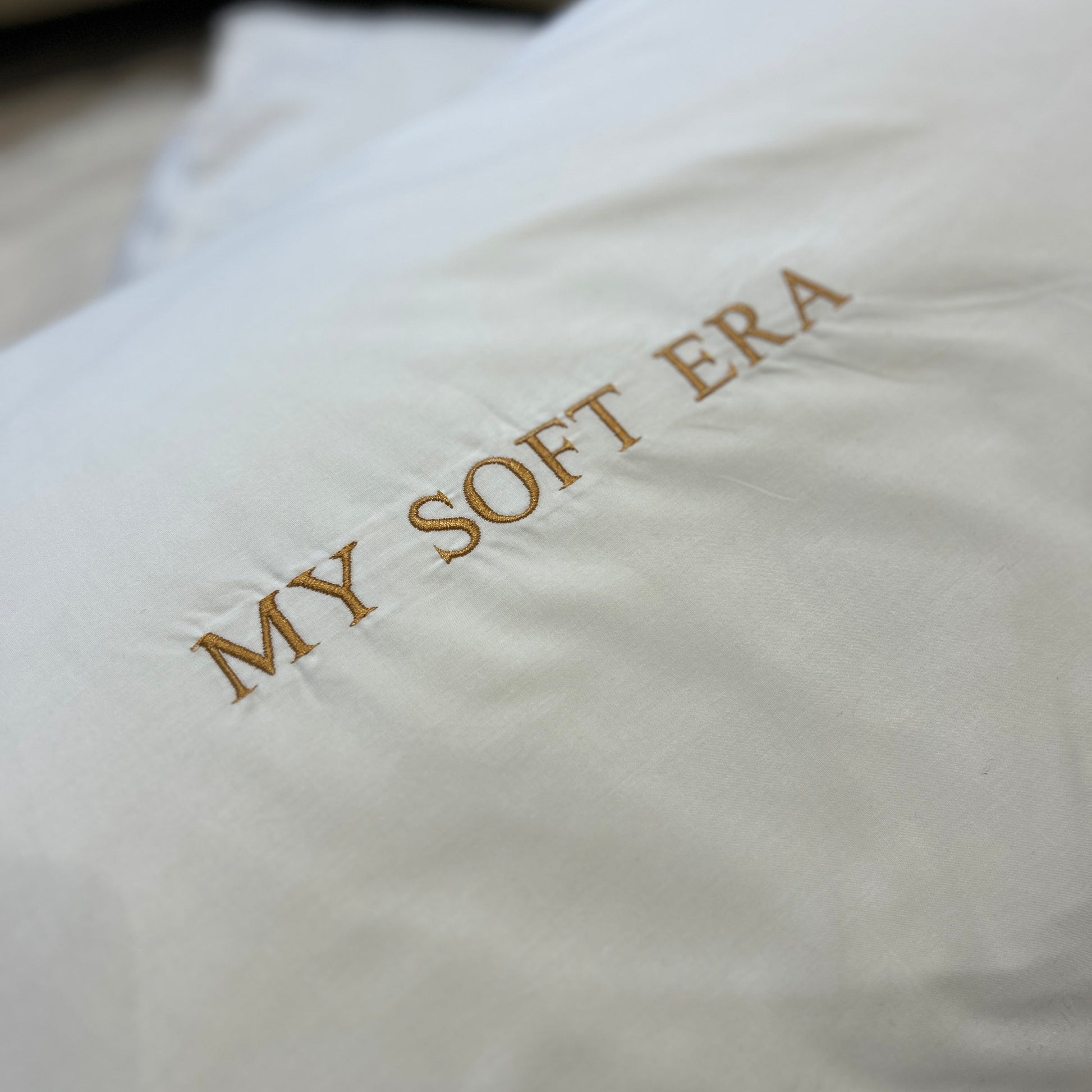 My Soft Era White standard pillowcase set