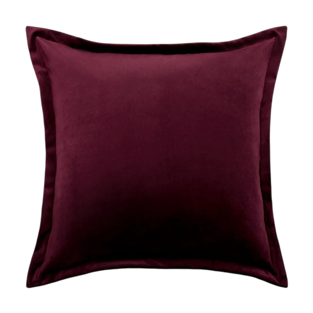 Ruby Rose Velvet Oxford Cushion Bold Velvet