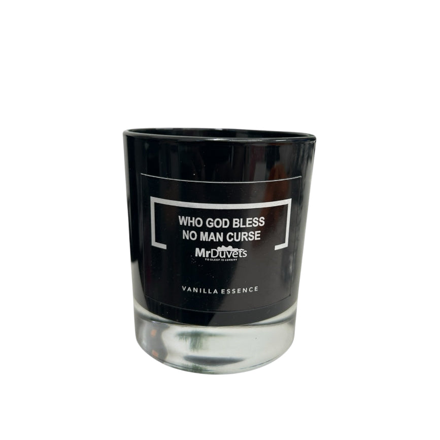 Who God Bless No Man Vanilla Essence Curse Candle 3