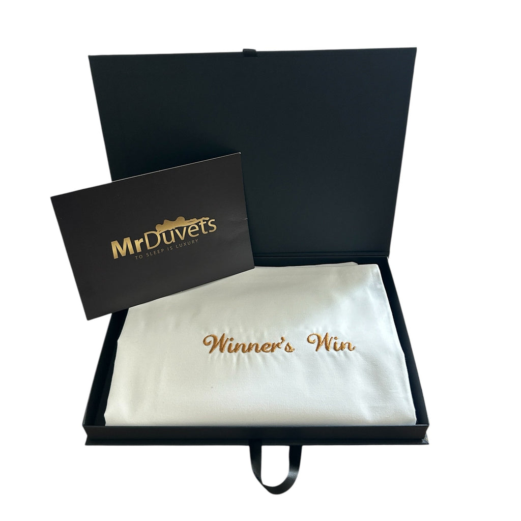 Winner's Win Luxury Velvet  Mini Cushion Gift Set Box pillowcase