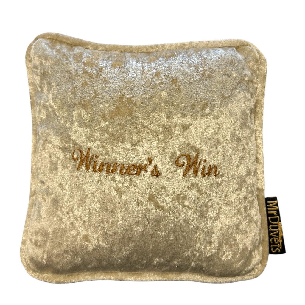 Winners Win Mini Velvet Cushion main 